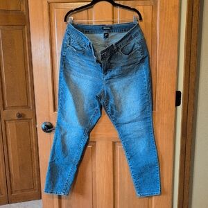 d. jeans Women's Relaxed Fit Blue Jeans